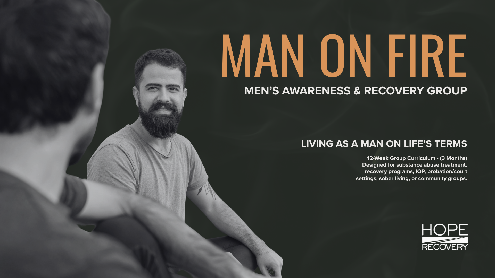 Men’s Awareness & Recovery Group: Living as a Man on Life’s Terms